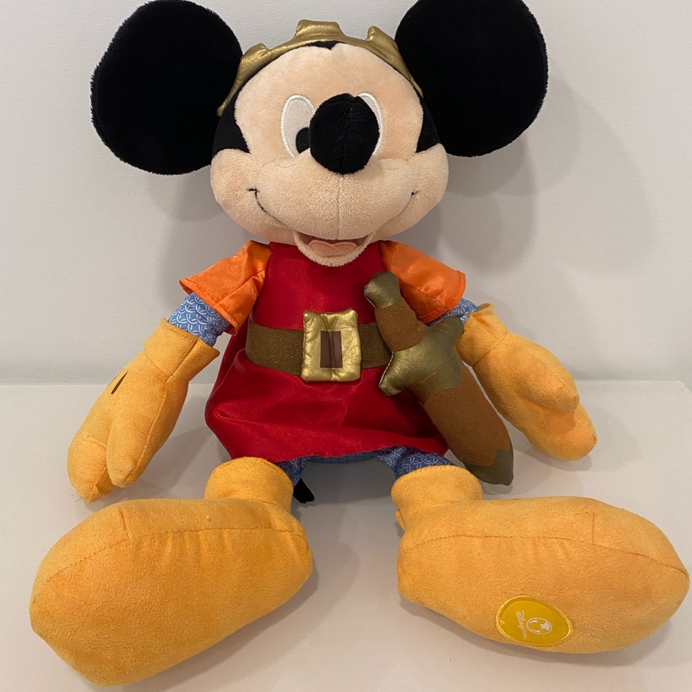 Disney King Mickey Mouse Plush VGC